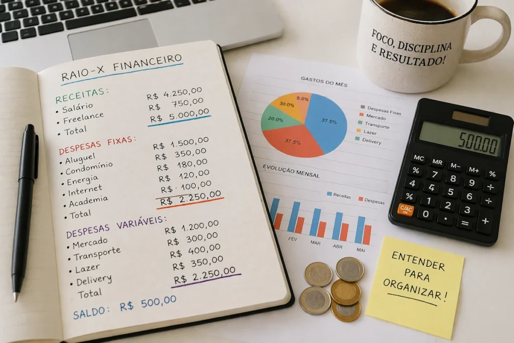 raiox-1024x683 Finanças Doméstica: Como Organizar Seu Dinheiro para Sair do Aperto
